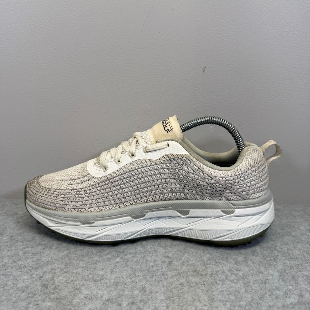 Skechers Go Golf Max Cushion Womens Shoes Size 6.5 White Grey Spikeless 123011 - Picture 7 of 10